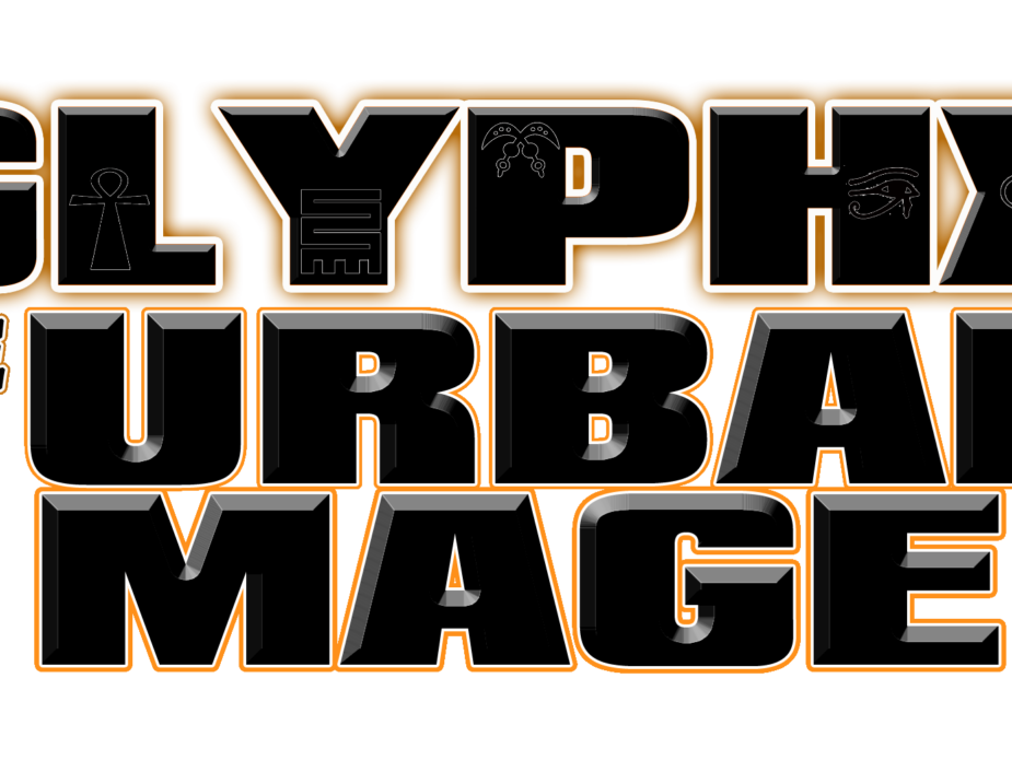 NEW GLYPHX The URBAN MAGE logoWHTBG